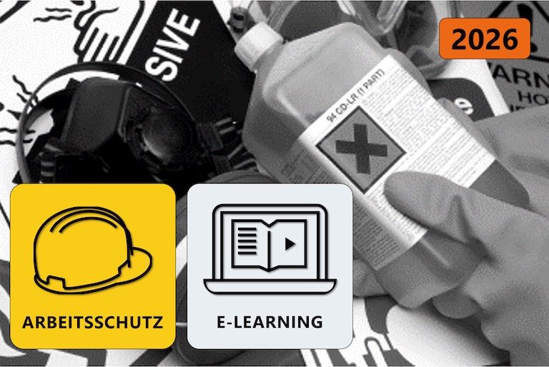 Online-Schulung Gefahrstoffe Unterweisung für Mitarbeitende mit Zertifikat