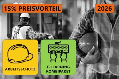 Online-Schulung Sicherheitsbeauftragter als Kombi mit Aufbaumodul Baustelle und Zertifikat