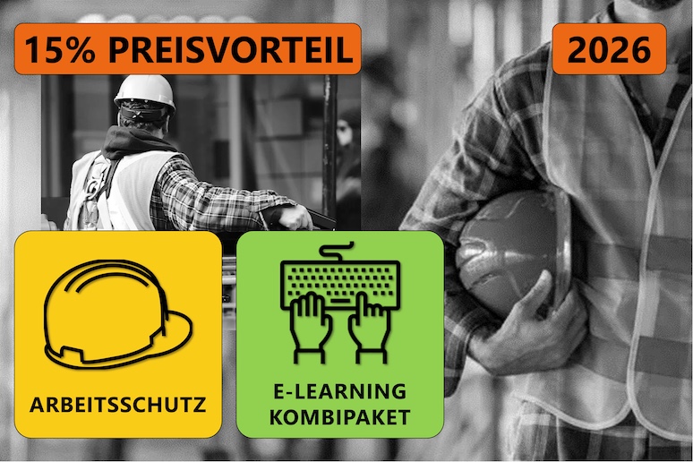 Online-Schulung Sicherheitsbeauftragter als Kombi mit Aufbaumodul Baustelle und Zertifikat