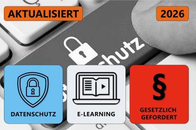 Datenschutz Unterweisung für Mitarbeitende online mit Zertifikat